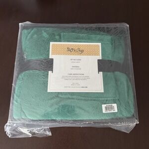 Soft Cozy Angel Wrap Throw Blanket Green Plush Sherpa Gift Lounge Comfort